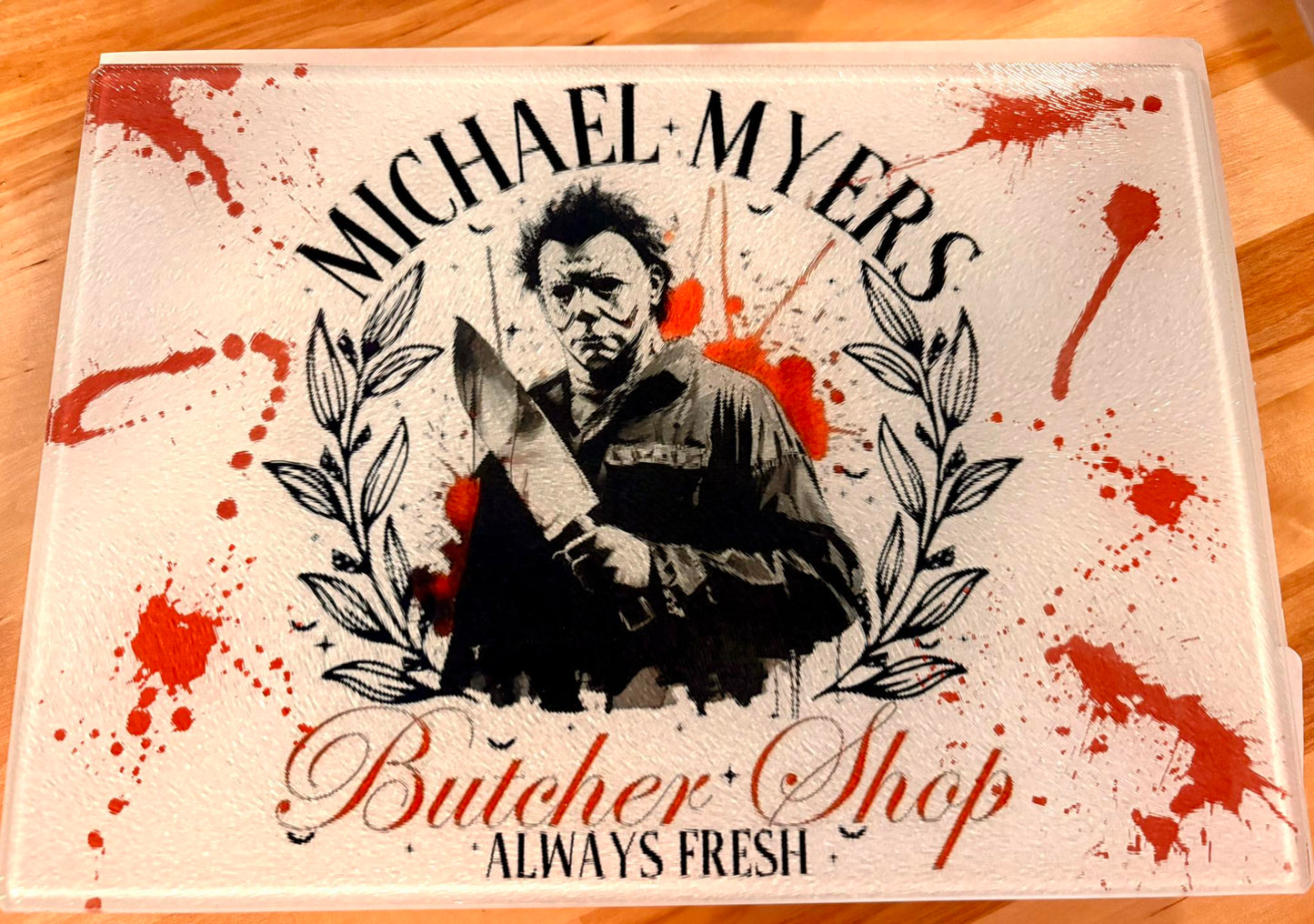 Glass Cutting Board - Halloween