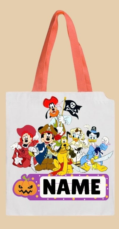 TRICK OR TREAT BAGS - MOUSE PIRATE & FRIENDS
