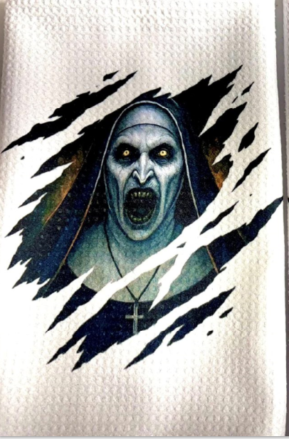 TOWELS - HALLOWEEN DEMON NUN
