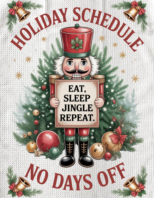 TOWELS - CHRISTMAS NUTCRACKER SCHEDULE