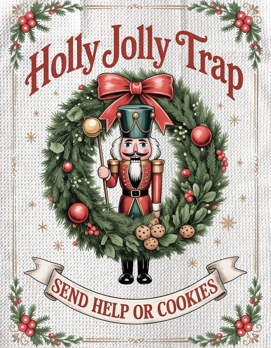 TOWELS - CHRISTMAS NUTCRACKER TRAP
