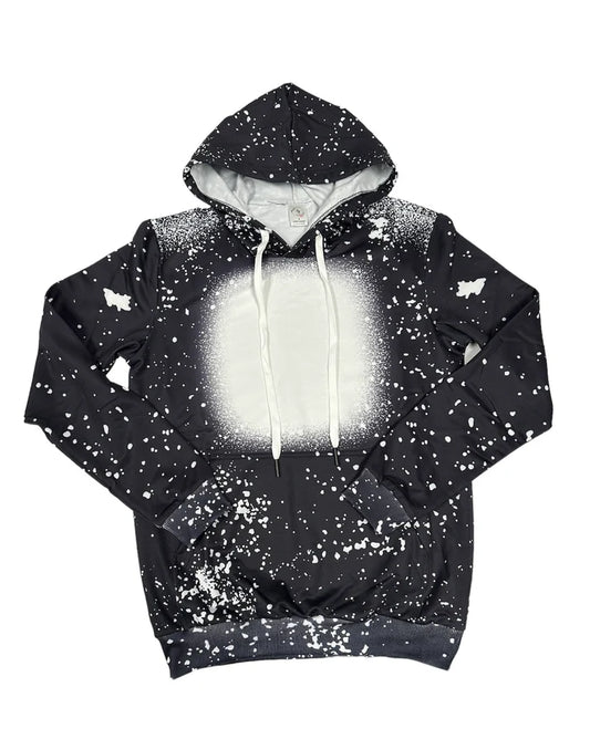 Hoodies Faux Bleached/Pattern- BLANK CUSTOM