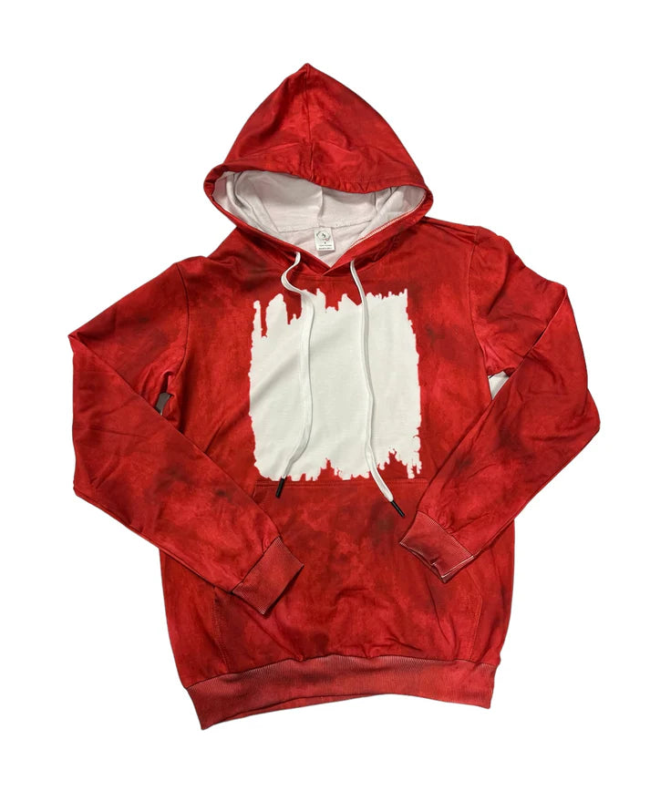Hoodies Faux Bleached/Pattern- BLANK CUSTOM