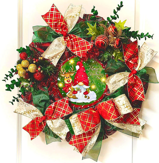 Christmas - Christmas Gnome & Deer