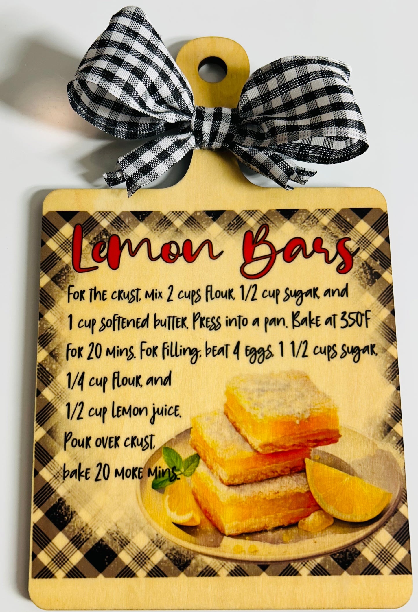 Mini Wooden Decor Boards - Recipe