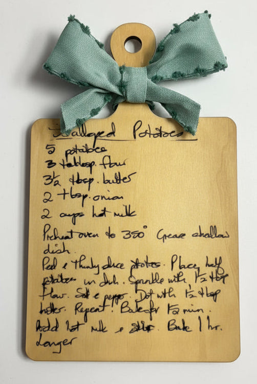 MINI WOODEN DECOR BOARDS - RECIPES PERSONALIZED