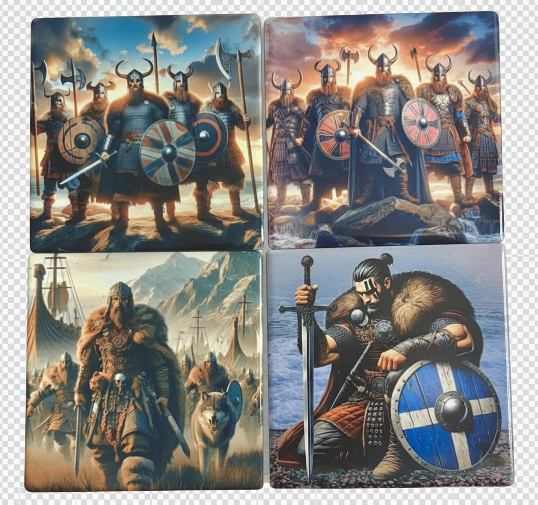 Coasters 4/pk - MISC. DESIGNS