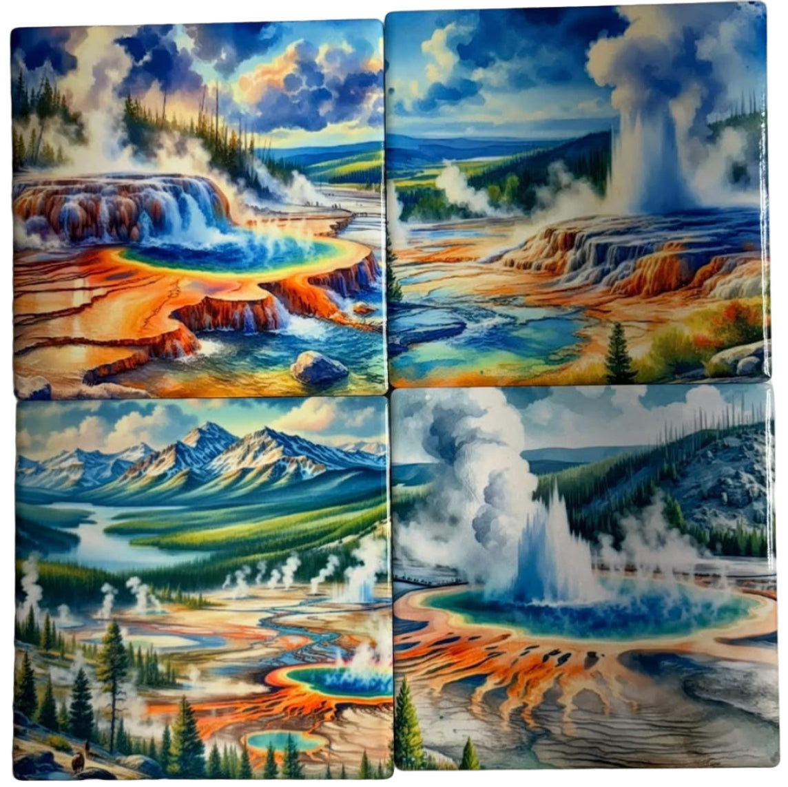 Coasters 4/pk - MISC. DESIGNS