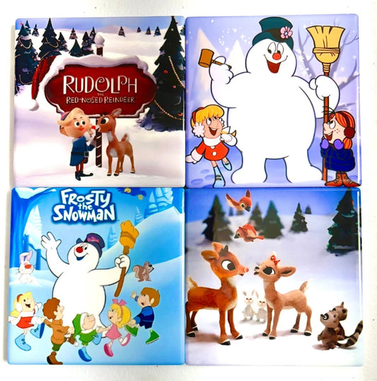 Coasters 4/pk - CHRISTMAS