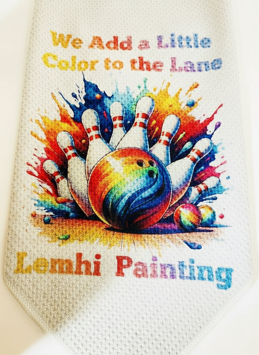 SPORTS TOWEL- BOWLING SPONSOR