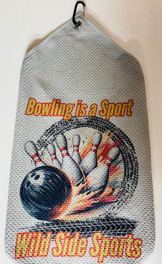 SPORTS TOWEL - BOWLING SPONSOR
