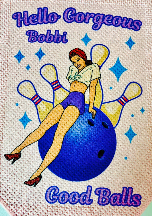 SPORTS TOWEL - BOWLING GOOD BALLS