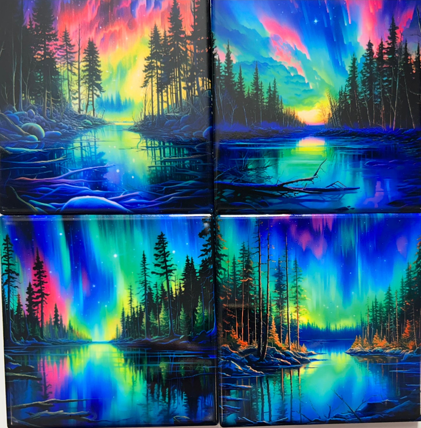 Coasters 4/pk - MISC. DESIGNS