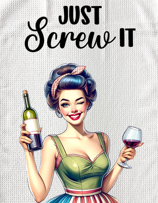 TOWELS - LADIES VINTAGE HOUSEWIFE WINE