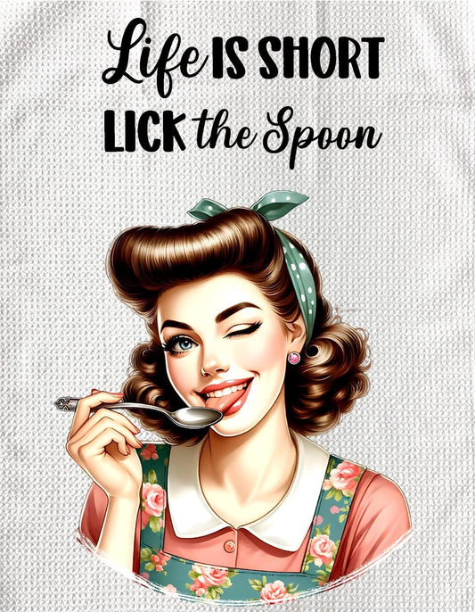 TOWELS - LADIES VINTAGE HOUSEWIFE SPOON