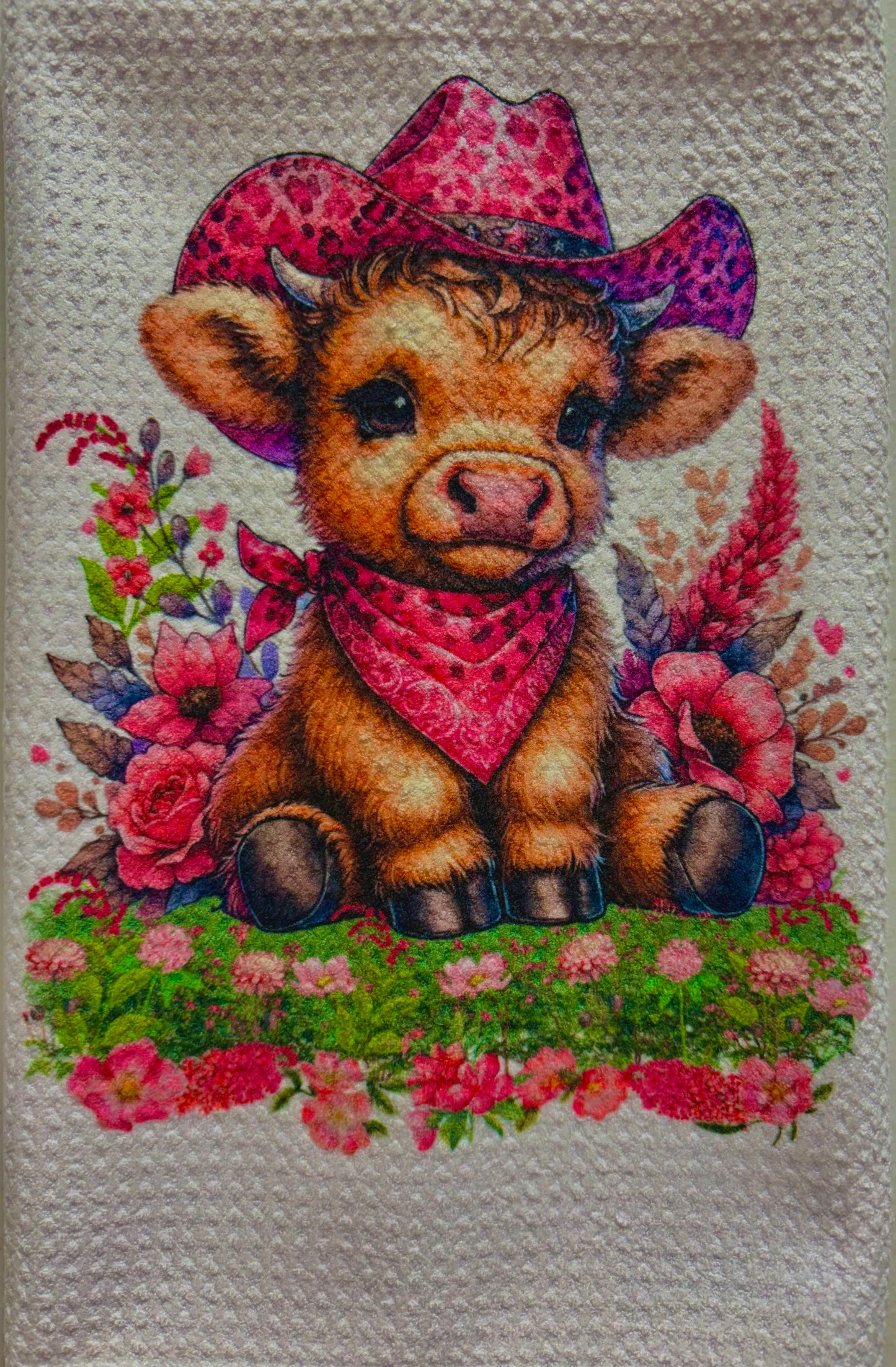 Towels - HIGHLAND COW COWBOY HATS