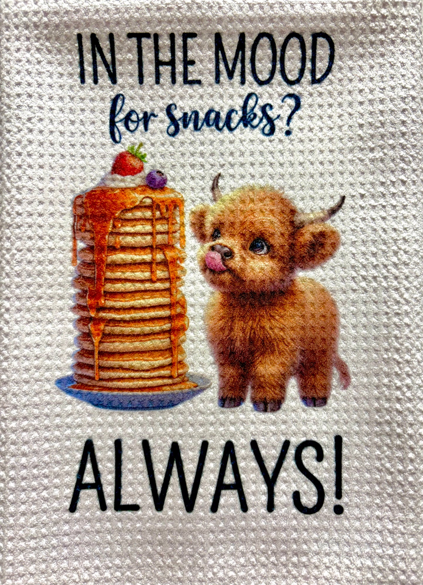 Towels - HIGHLAND COW FUNNY COOKING