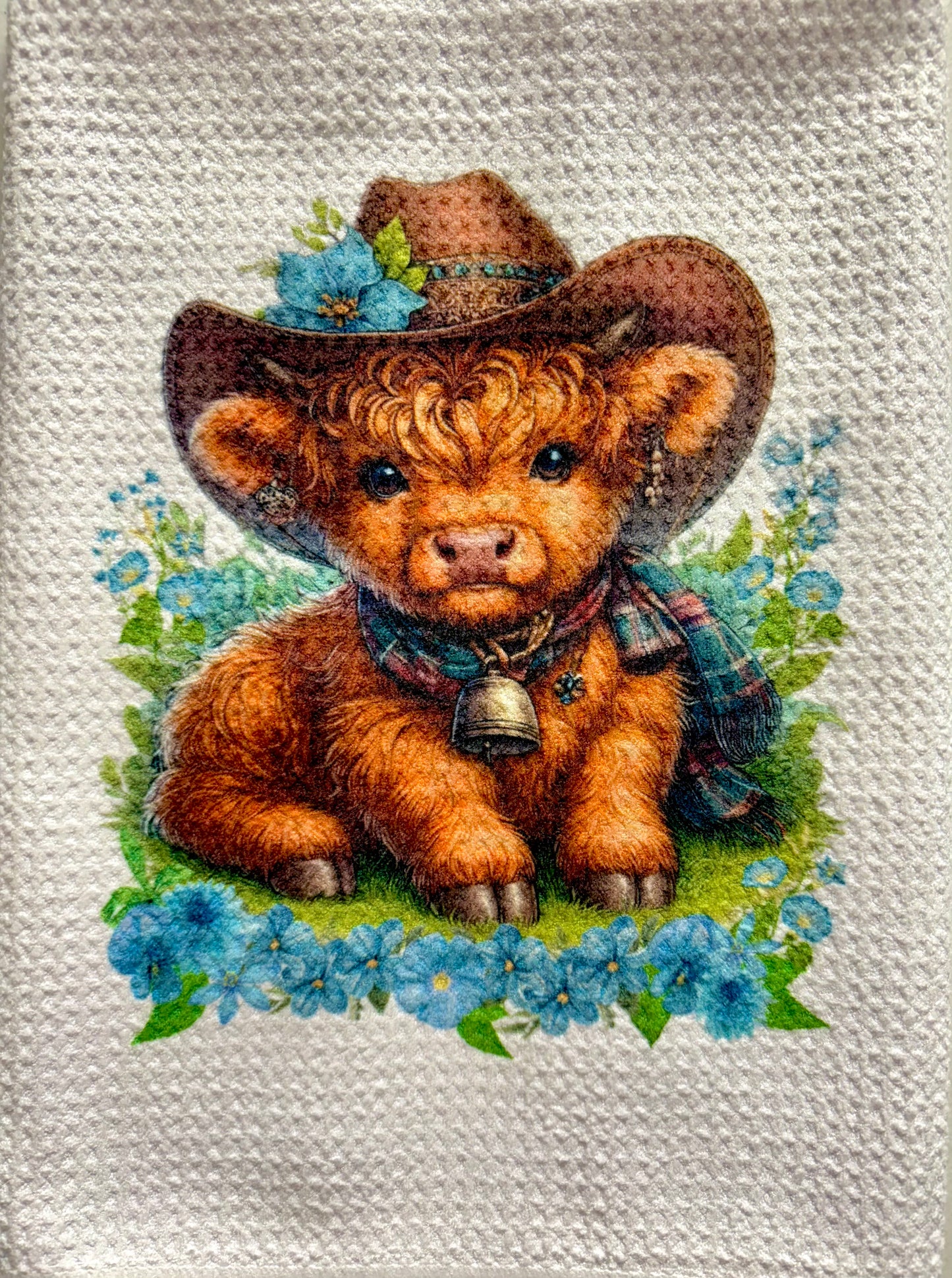 Towels - HIGHLAND COW COWBOY HATS