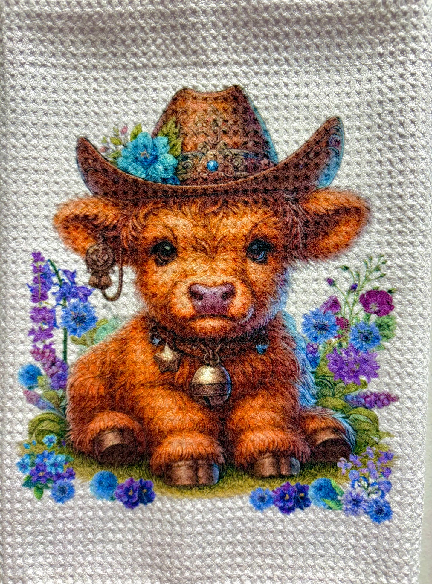 Towels - HIGHLAND COW COWBOY HATS