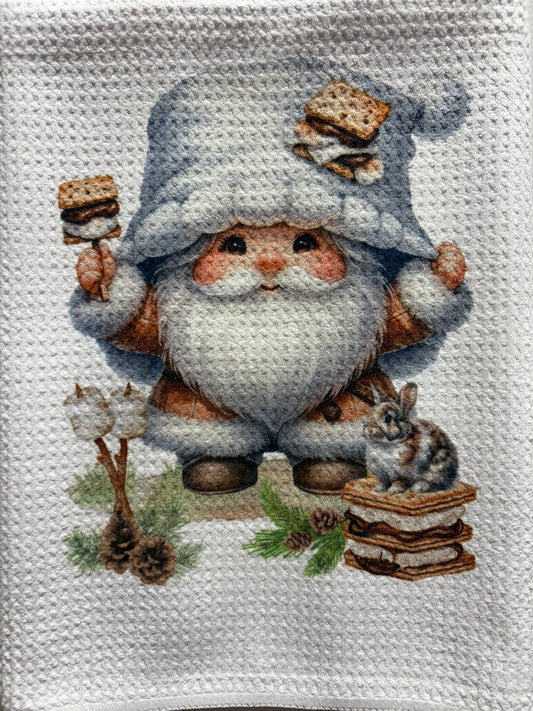TOWELS - GNOME SMORES BUNNY