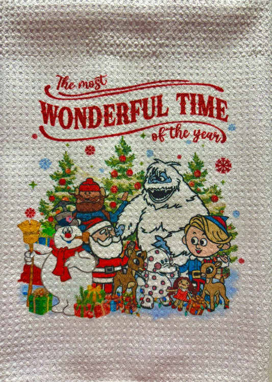 TOWELS - CHRISTMAS CLASSIC WONDERFUL TIME
