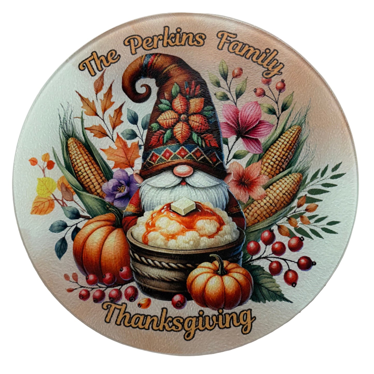 TABLE TRIVETS - THANKSGIVING GNOME (Copy)