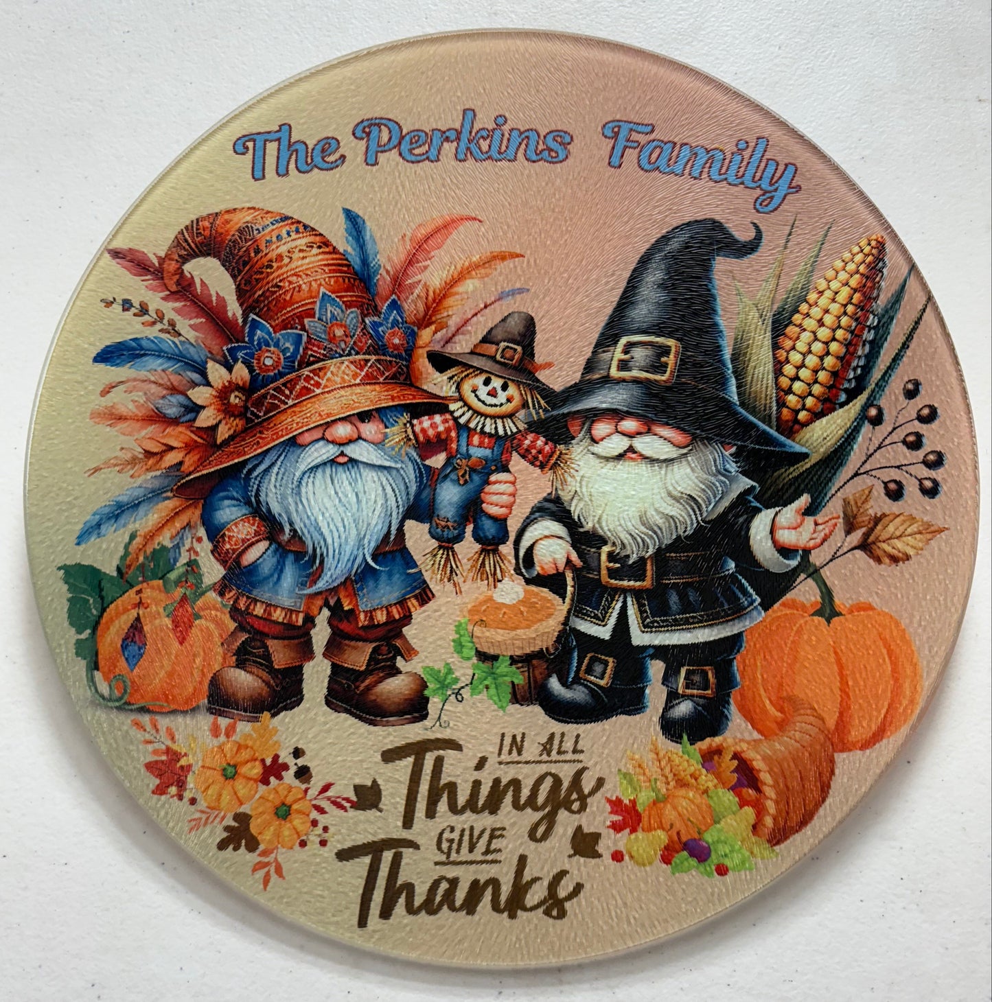 TABLE TRIVETS - THANKSGIVING GNOME (Copy)