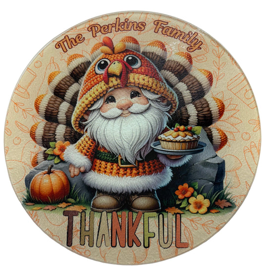 TABLE TRIVETS - THANKSGIVING GNOME TURKEY