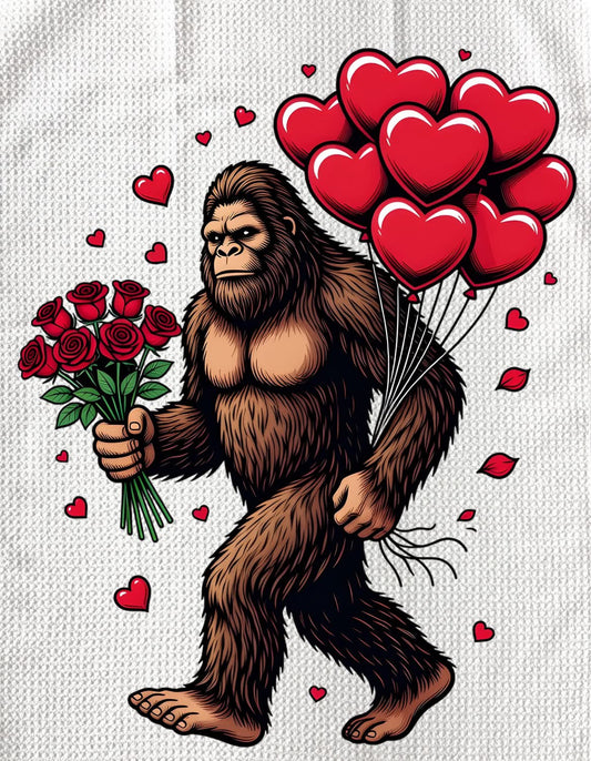 TOWELS - VALENTINE'S BIGFOOT