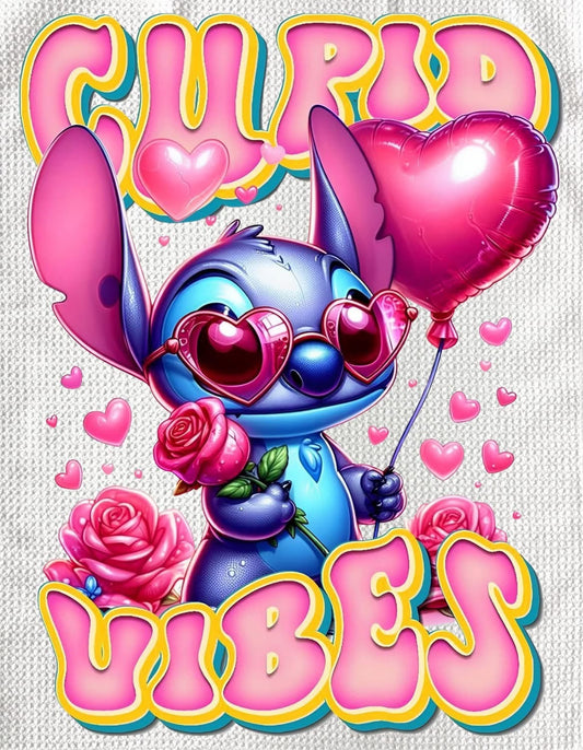 TOWELS - VALENTINE'S STITCH CUPID VIBES