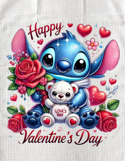 TOWELS - VALENTINE'S STITCH LOVES DAY