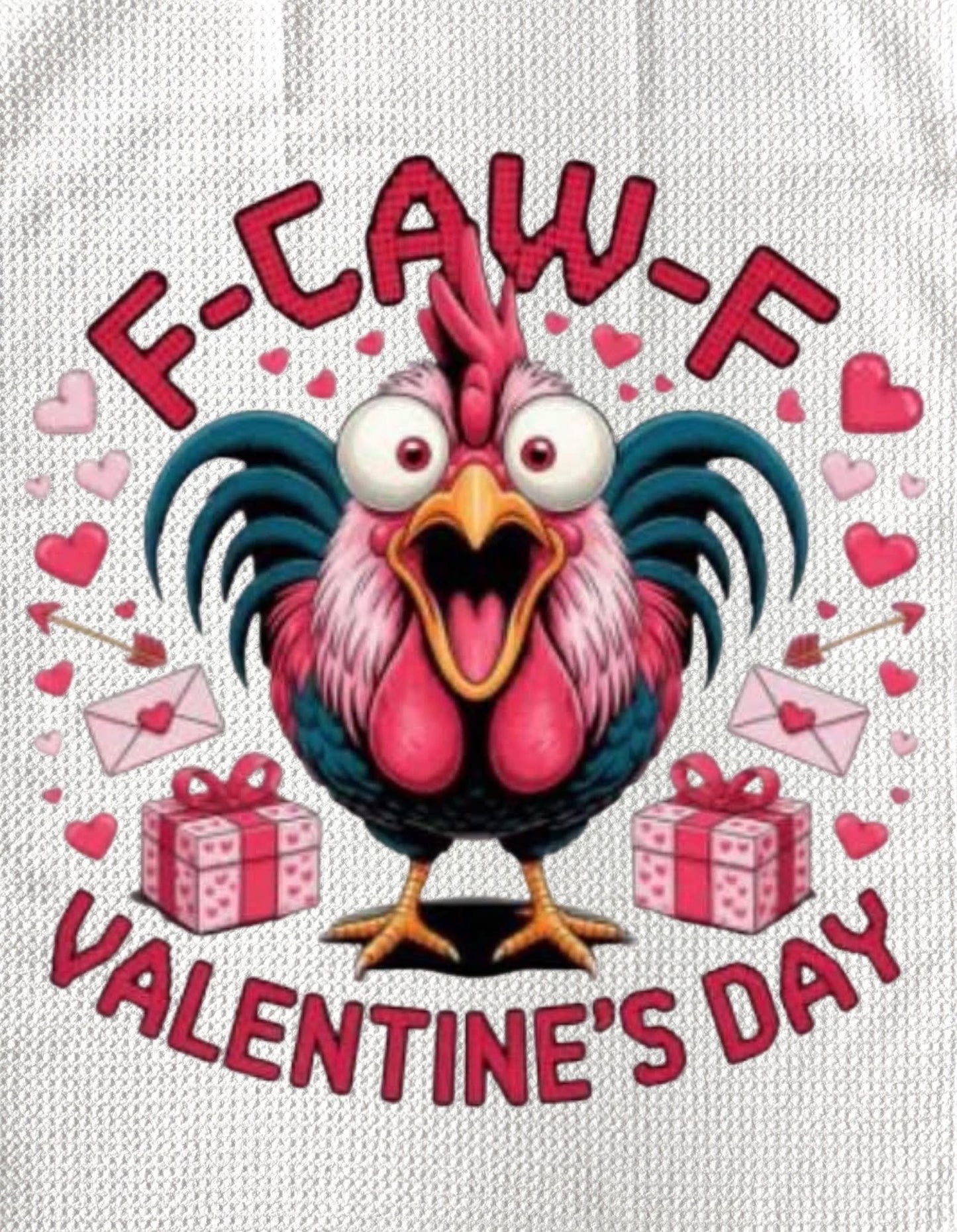 TOWELS - VALENTINE'S F-CAW-F