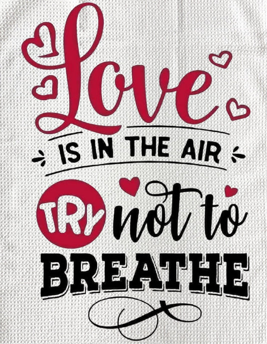 TOWELS - VALENTINE'S LOVE IS IN THE AIR