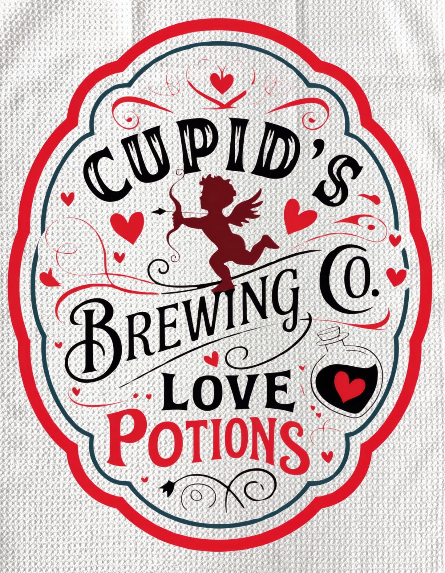 TOWELS - VALENTINE'S CUPID'S LOVE