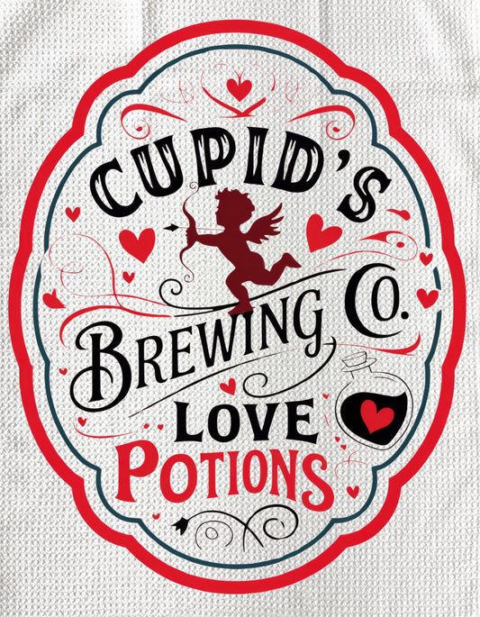 TOWELS - VALENTINE'S CUPID'S LOVE