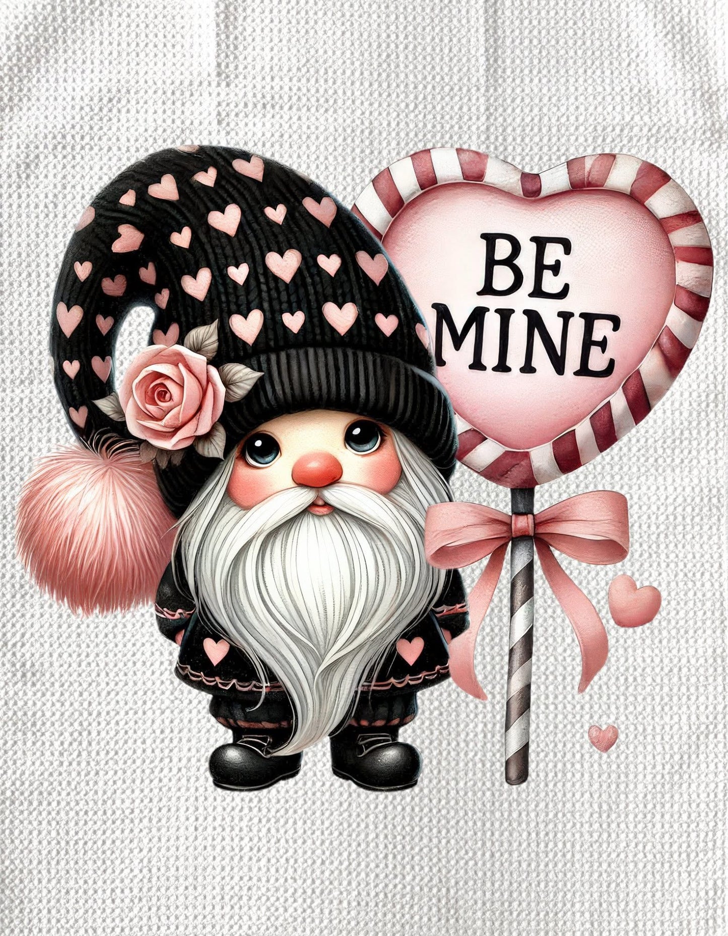 TOWELS - VALENTINE'S GNOME BE MINE SIGN