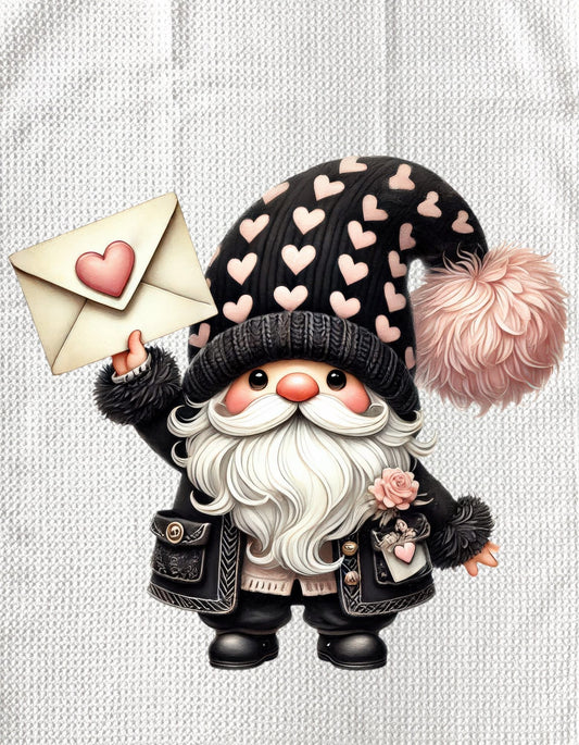 TOWELS - VALENTINE'S GNOME LOVE LETTER
