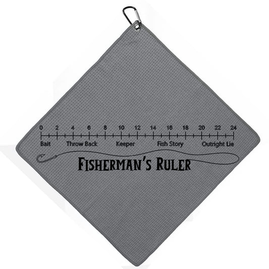 SPORTS TOWEL WITH CLIP - FISHING