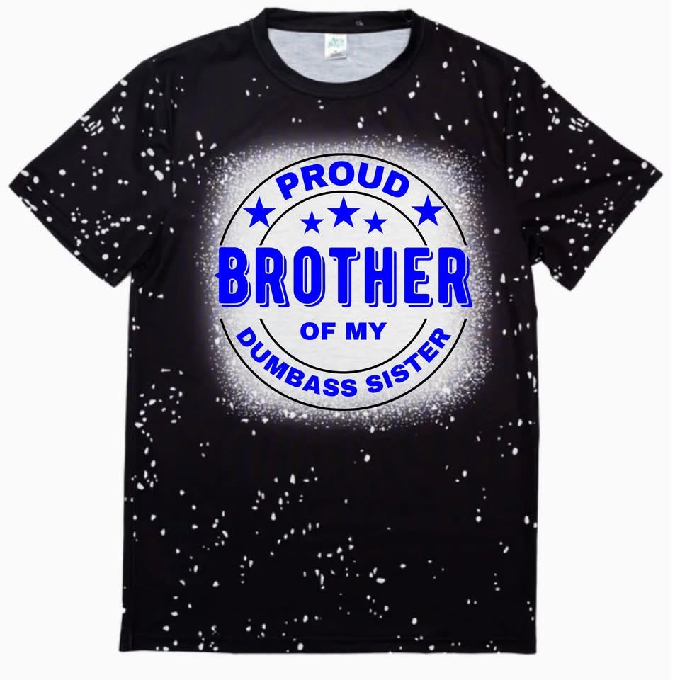 T-Shirts Faux Bleached - PROUD BROTHER