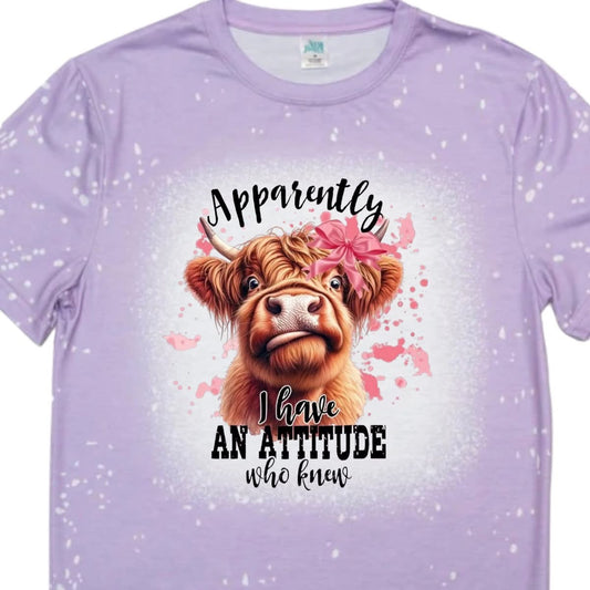 T-Shirts Faux Bleached - COW ATTITUDE