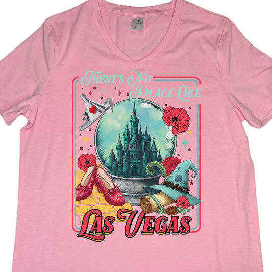 T-SHIRTS - WOMEN"S V-NECK - VEGAS WIZARD OF OZ
