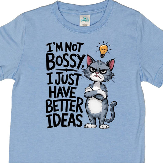 T-SHIRTS - CAT NOT BOSSY