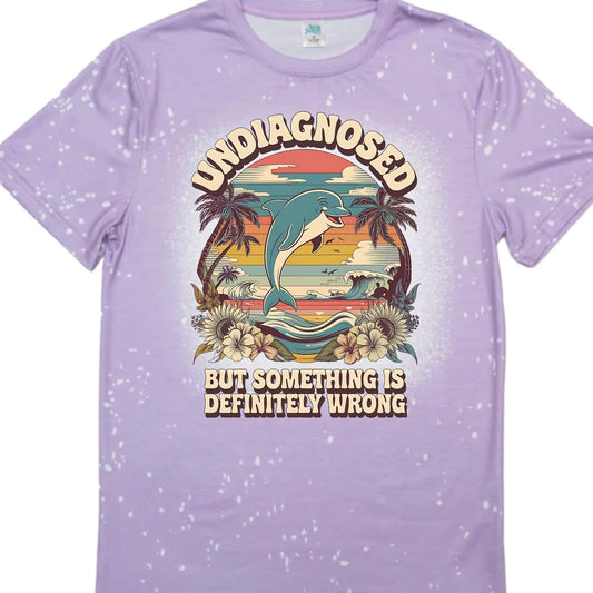 T-Shirts Faux Bleached - DOLPHIN UNDIAGNOSED