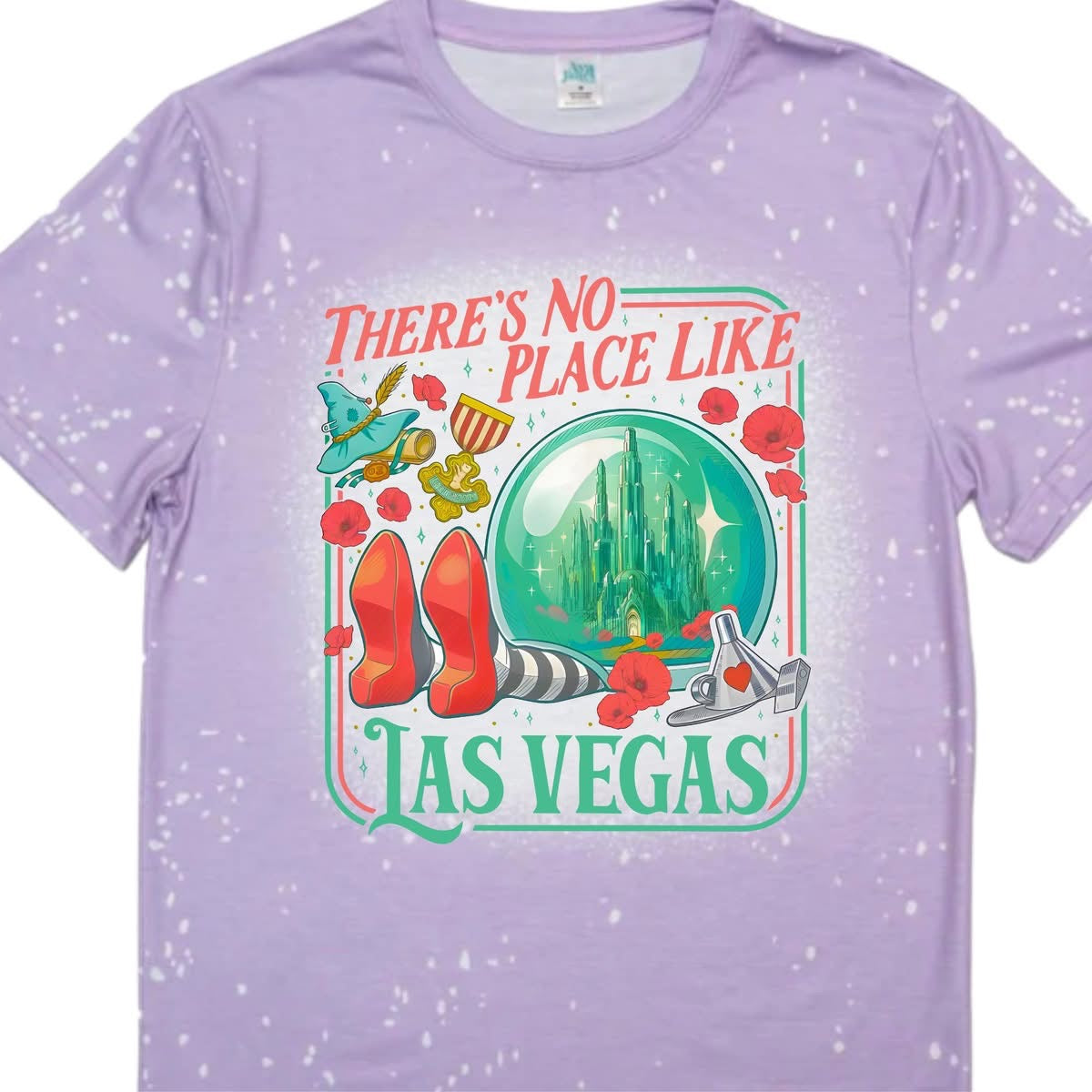 T-Shirts Faux Bleached - VEGAS WIZARD OF OZ
