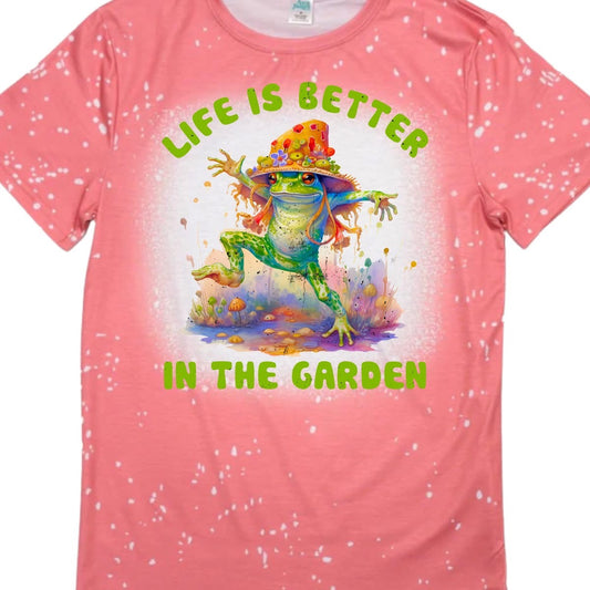 T-Shirts Faux Bleached - FROG GARDEN