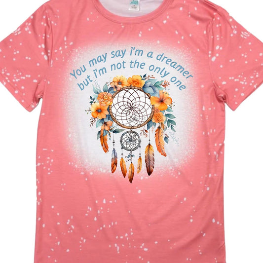 T-Shirts Faux Bleached - DREAM CATCHER