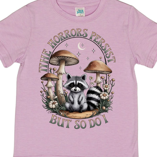 T-SHIRTS - RACOON HORRORS PERSIST