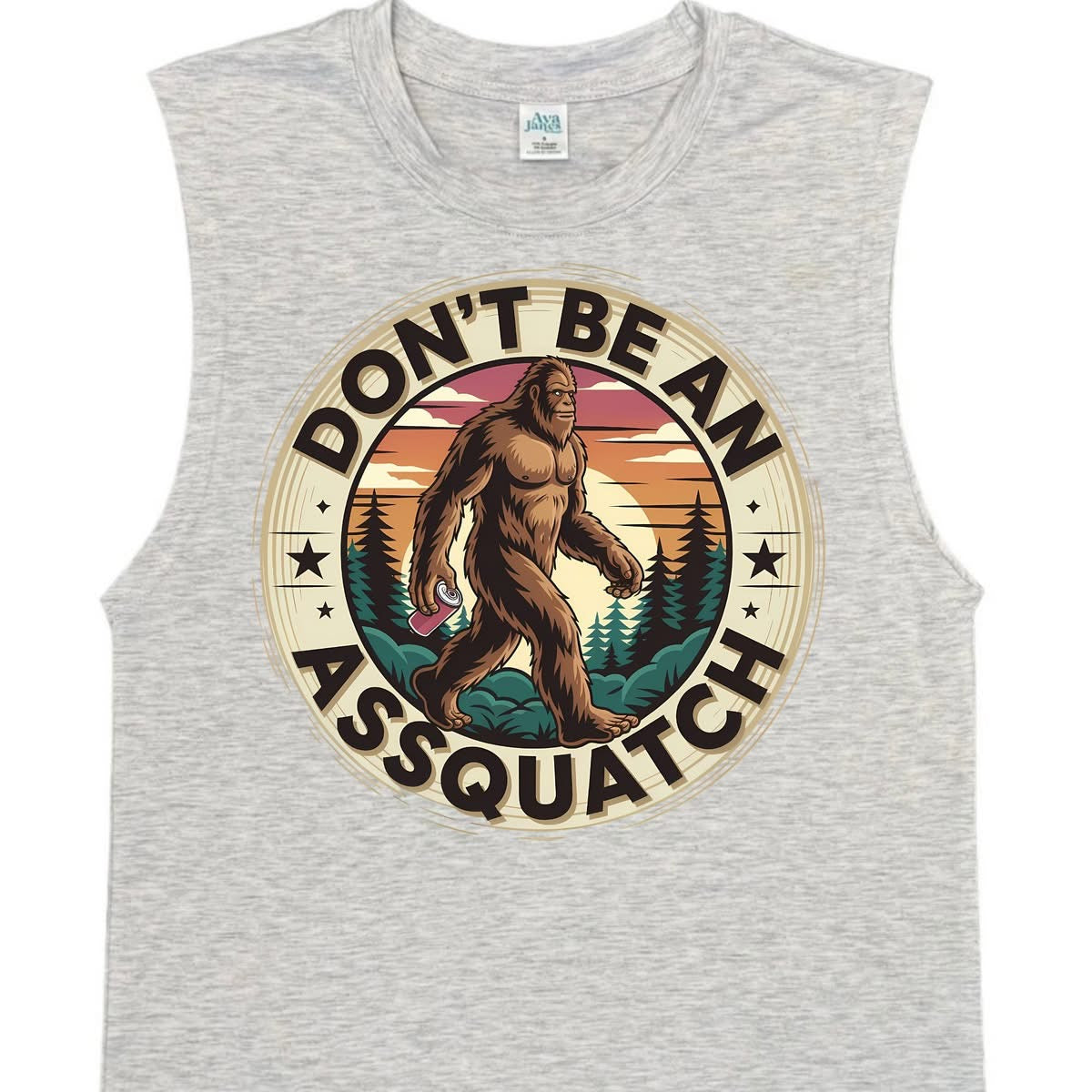 TANK TOP: MEN'S MUSCLE - BIGFOOT ASSQUATCH