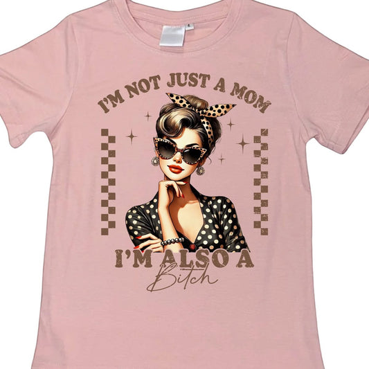 T-SHIRTS - LADY/VINTAGE HOUSE WIVES NOT JUST A MOM