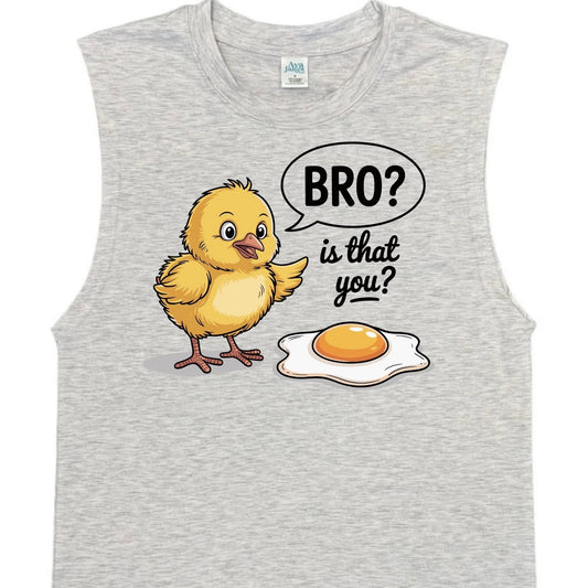 TANK TOP: MEN'S MUSCLE - CHICKEN/ROOSTER BRO?